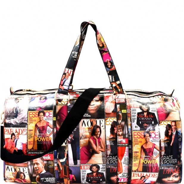 Obama Magazine Print Weekend Duffel Bag