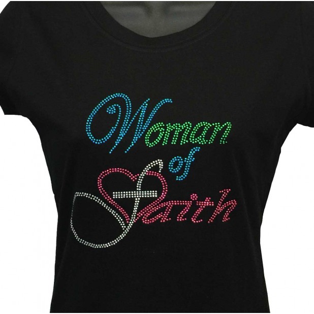 Women of Faith - Rhinestone Ladies T-Shirt